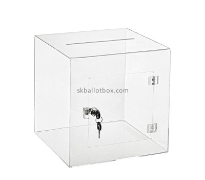 Lucite box manufacturer custom acrylic voting ballot box BB-2859
