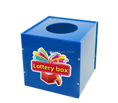Perspex box supplier custom acrylic lottery box BB-2860