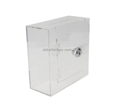 Plexiglass products manufacturer custom acrylic lockable suggestion box SB-087