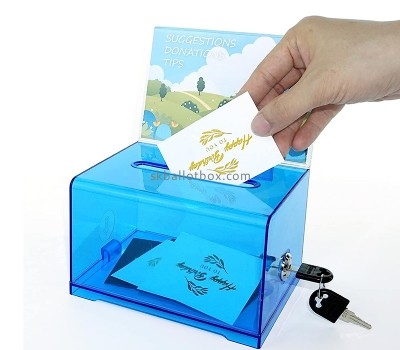 Perspex products manufacturer custom acrylic complain suggestion box SB-091
