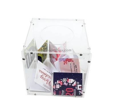 Lucite item manufacturer custom acrylic lucky sweepstake box BB-098