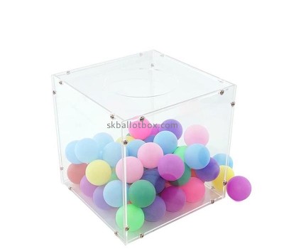 Lucite boxes supplier custom acrylic lucky sweepstake box BB-2908