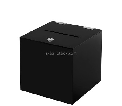 Perspex box manufacturer custom acrylic suggesion ticket box SB-117