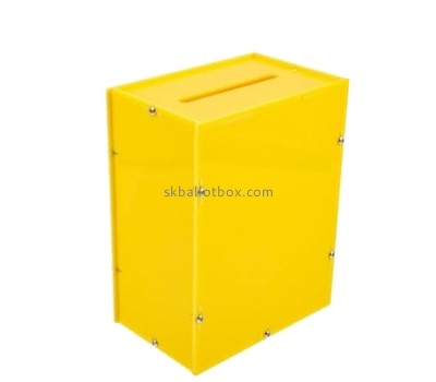 Plexiglass products manufacturer custom acrylic ballot box BB-2912
