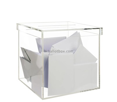 Custom acrylic mail organizer box SB-139