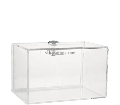 Custom acrylic piggy bank collection box DB-174