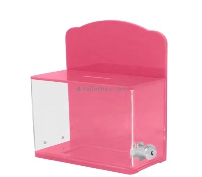Custom acrylic lockable vote box BB-2941