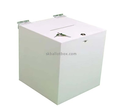 Custom acrylic lockable vote collection box BB-2944