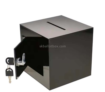Custom acrylic suggestion box with lock SB-165