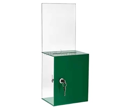 Custom wholesale acrylic lockable comment box SB-173