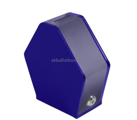 Custom acrylic money collection box DB-176