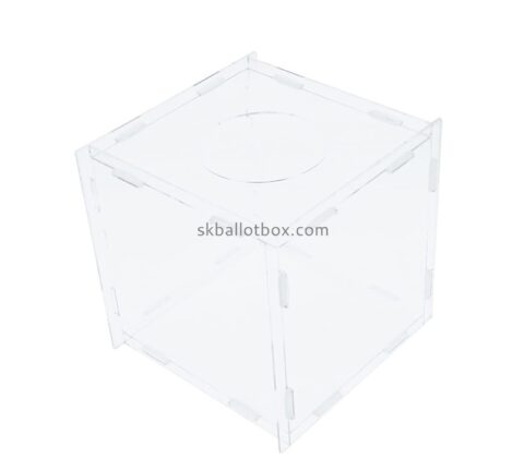 Perspex display supplier custom acrylic lottery raffle box BB-100