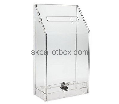 Customize lucite money collection box BB-2482