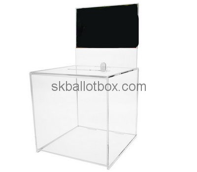 Customize plexiglass clear suggestion box BB-2433