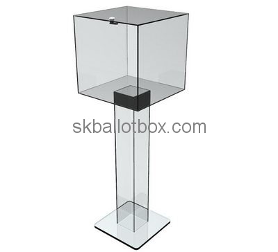 Customize perspex collection boxes for sale BB-2385