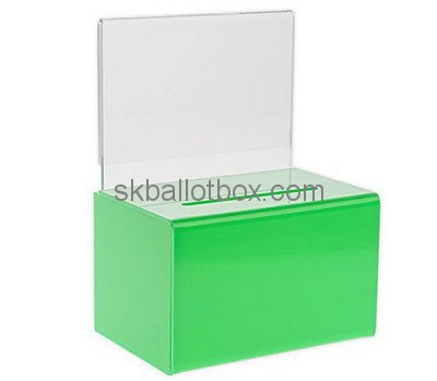 Customize green election ballot boxes BB-2261