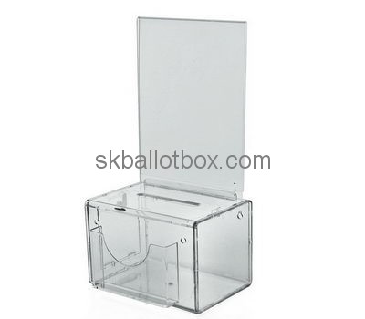 Customize clear acrylic electronic ballot box BB-1775
