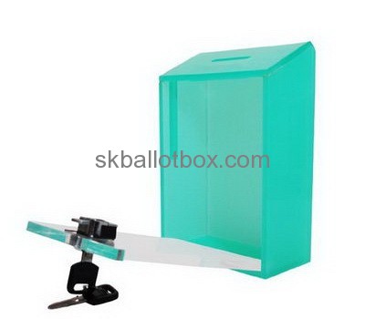 Bespoke acrylic cheap charity collection boxes for sale BB-1635