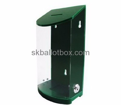 Plastic manufacturing companies custom plexiglass money collection box BB-1141