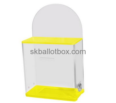 Plastic company custom plastic supply and fabrication transparent ballot box BB-994