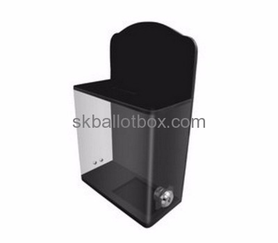 Box manufacturer customized acrylic money collection boxes for charity BB-895