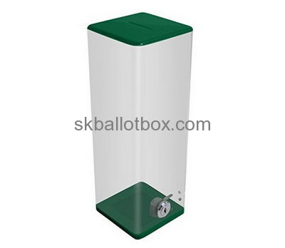 Ballot box factory custom design clear ballot box polycarbonate box BB-162 Ballot box factory custom design clear ballot box polycarbonate box BB-162