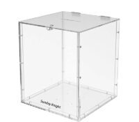 Wholesale custom acrylic lockable election box BB-3044 Wholesale custom acrylic lockable election box
