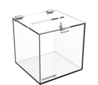 Wholesale custom acrylic voting collection box BB-3047 Wholesale custom acrylic voting collection box