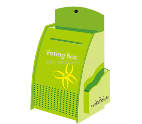 Wholesale custom plexiglass supermarket voting box