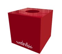 Wholesale custom acrylic lottery box for casino game