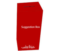 Wholesale custom plexiglass suggestion collection box