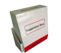 Wholesale custom plexiglass suggestion box with flyer holder
