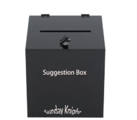 Wholesale custom perspex suggestion collection box