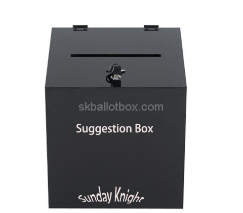 Wholesale custom perspex suggestion collection box