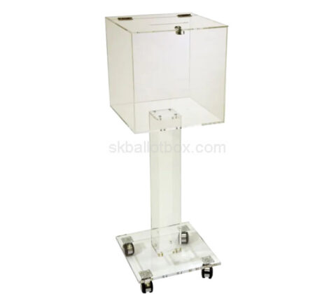 Wholesale custom acrylic floor standing vote box