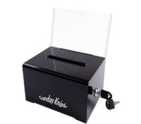 Wholesale custom acrylic ballot box with lock key