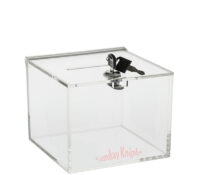 Wholesale custom acrylic locking voting box BB-3072 Wholesale custom acrylic locking voting box