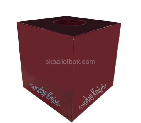 Wholesale custom acrylic ticket box for lottery