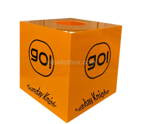 Wholesale custom acrylic business promotion draw box