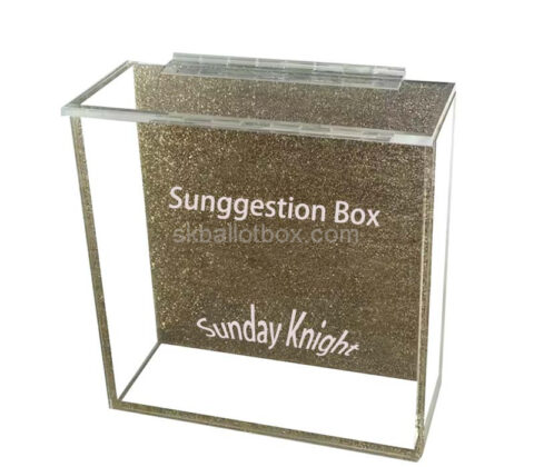 Wholesale custom lucite suggestion box
