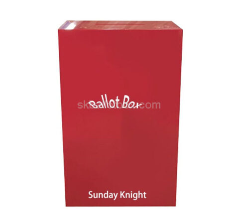 Wholesale custom acrylic ballot box for employee votes