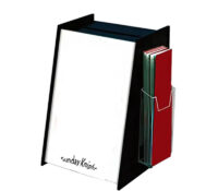 Wholesale custom acrylic donation box with pamphlet holder