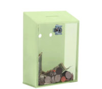 Wholesale custom acrylic wall coin collection box