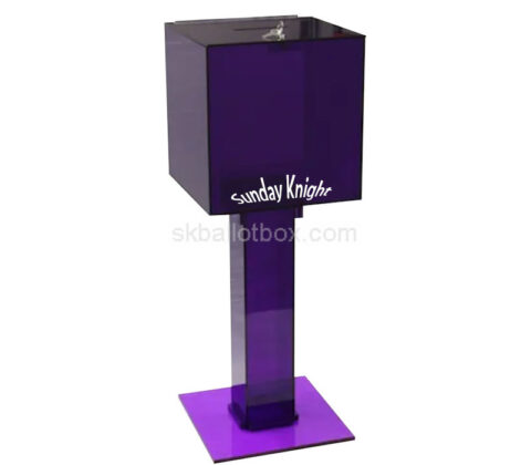 Wholesale custom perspex floor standing suggestion box