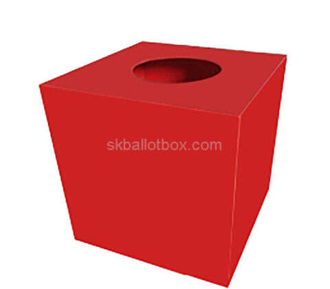 Custom acrylic raffle ticket box