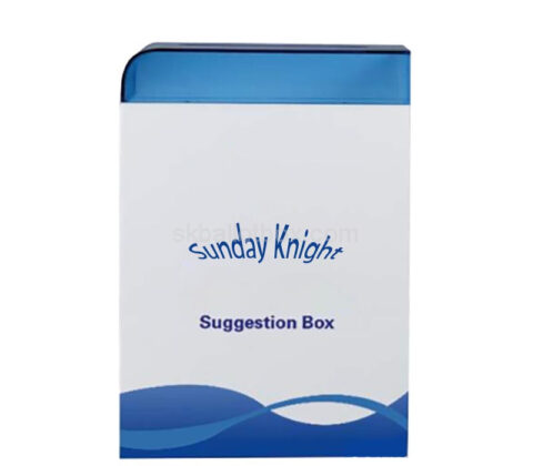 Custom acrylic suggestion collection box