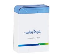 Custom acrylic feedback collection box