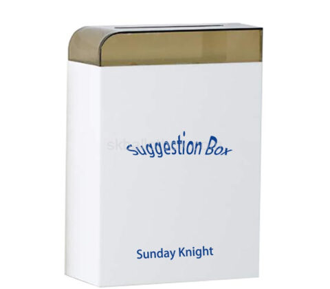 Custom acrylic businesses feedback collection box
