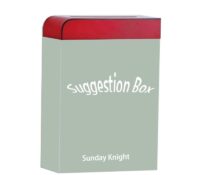 Custom acrylic retail stores feedback collection box