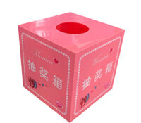 Custom plexiglass events lucky draw box